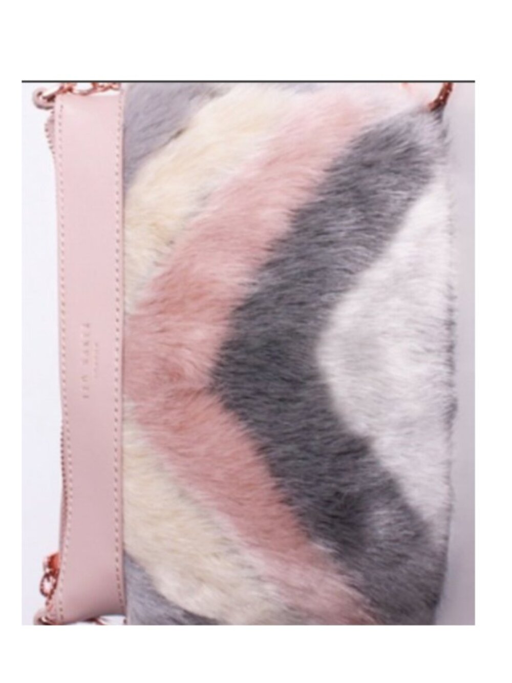 Faux Fur & Leather Emmia Crossbody Bag, by Ted Baker